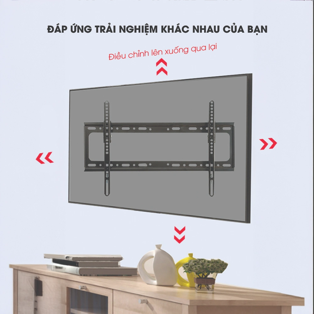 Giá Treo Tivi Phẳng Sát Tường HP65 40-65 inch - ảnh 6
