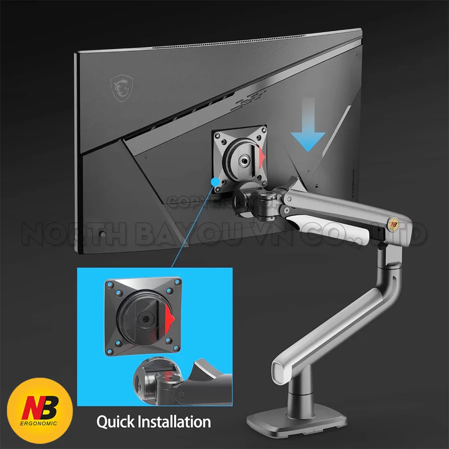 Giá Treo Màn Hình North Bayou A5 (27-50 inch) - ảnh 5