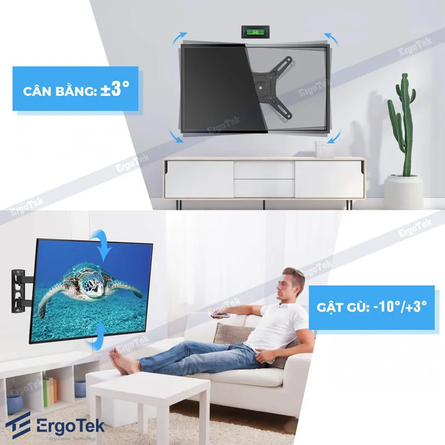 Giá Treo Tivi Xoay Ergotek E84 (20-43 inch) - ảnh 5