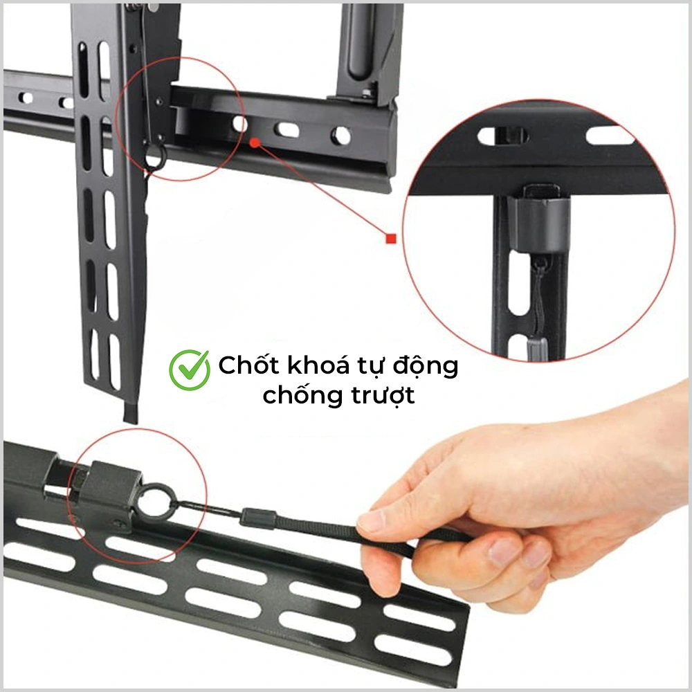 Giá Treo Tivi Nghiêng Gật Gù NB-DF90T 60-100 inch - ảnh 5