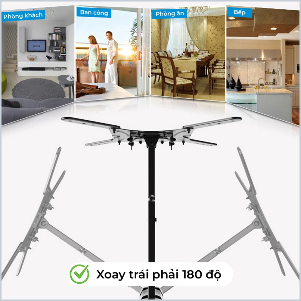 Giá Treo Tivi Xoay Nhập Khẩu NB-P4 32-55 inch - ảnh 9