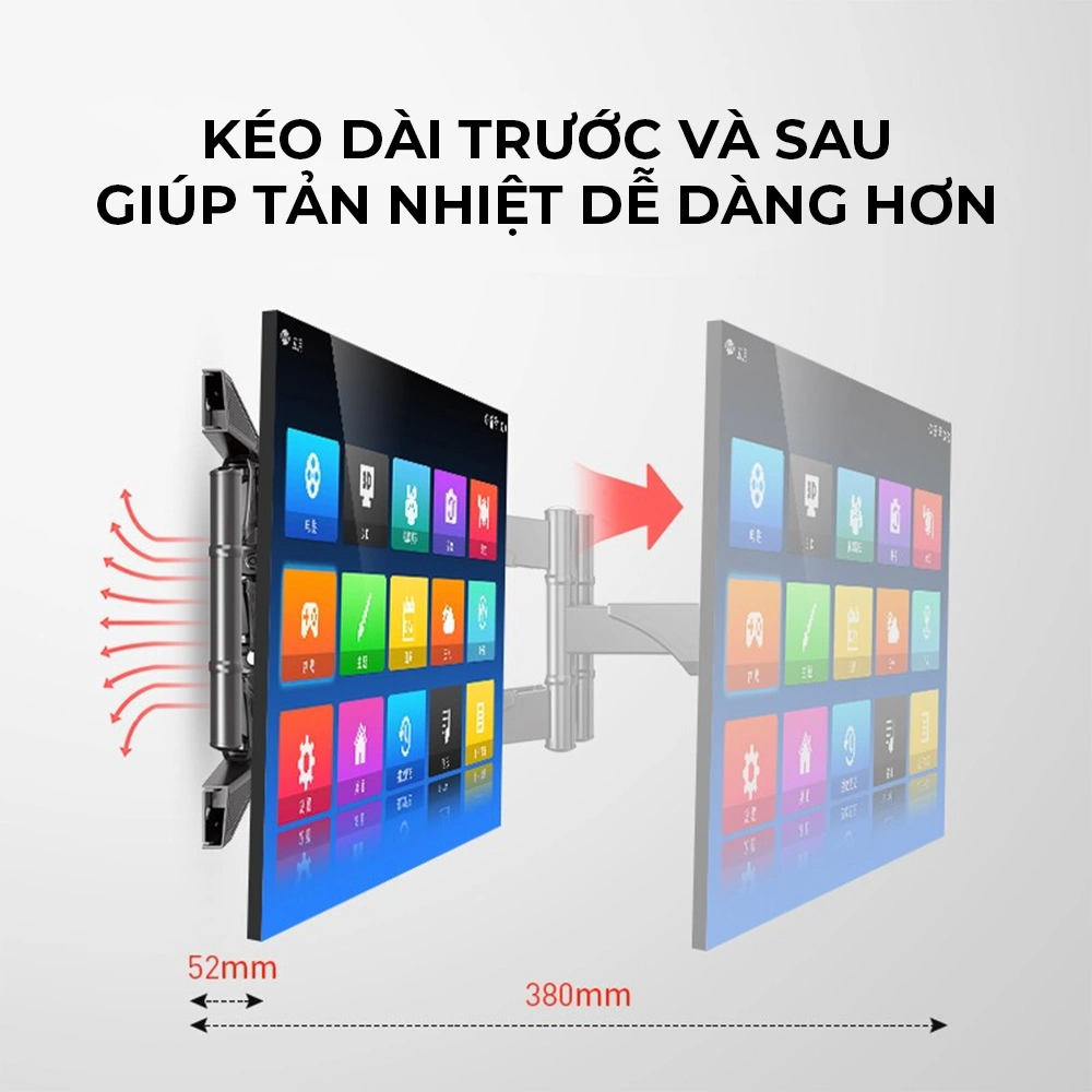 Giá Treo Tivi Xoay NB P6 40-80 inch - ảnh 7