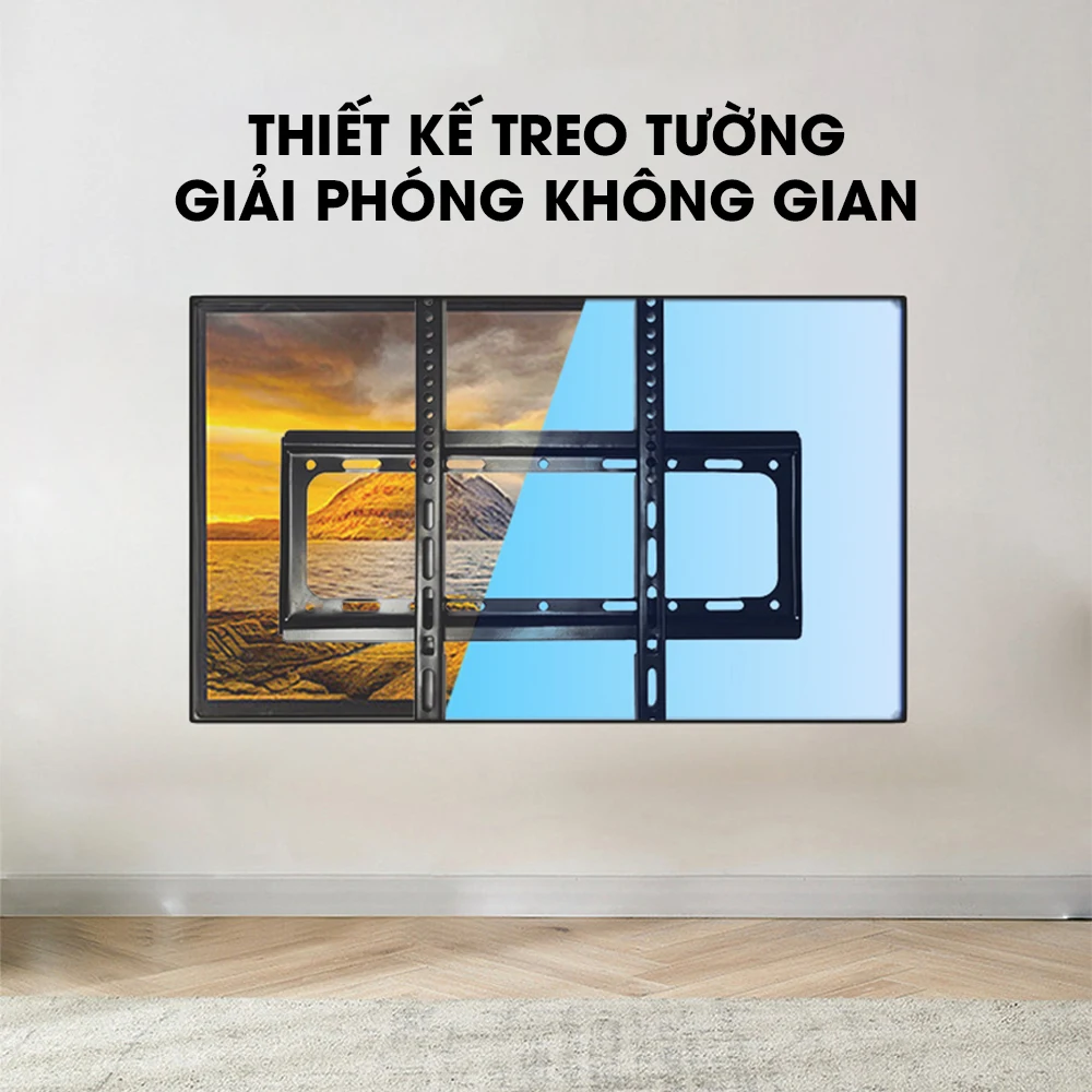 Giá Treo Tivi Phẳng Sát Tường DK75 50-75 inch - ảnh 4