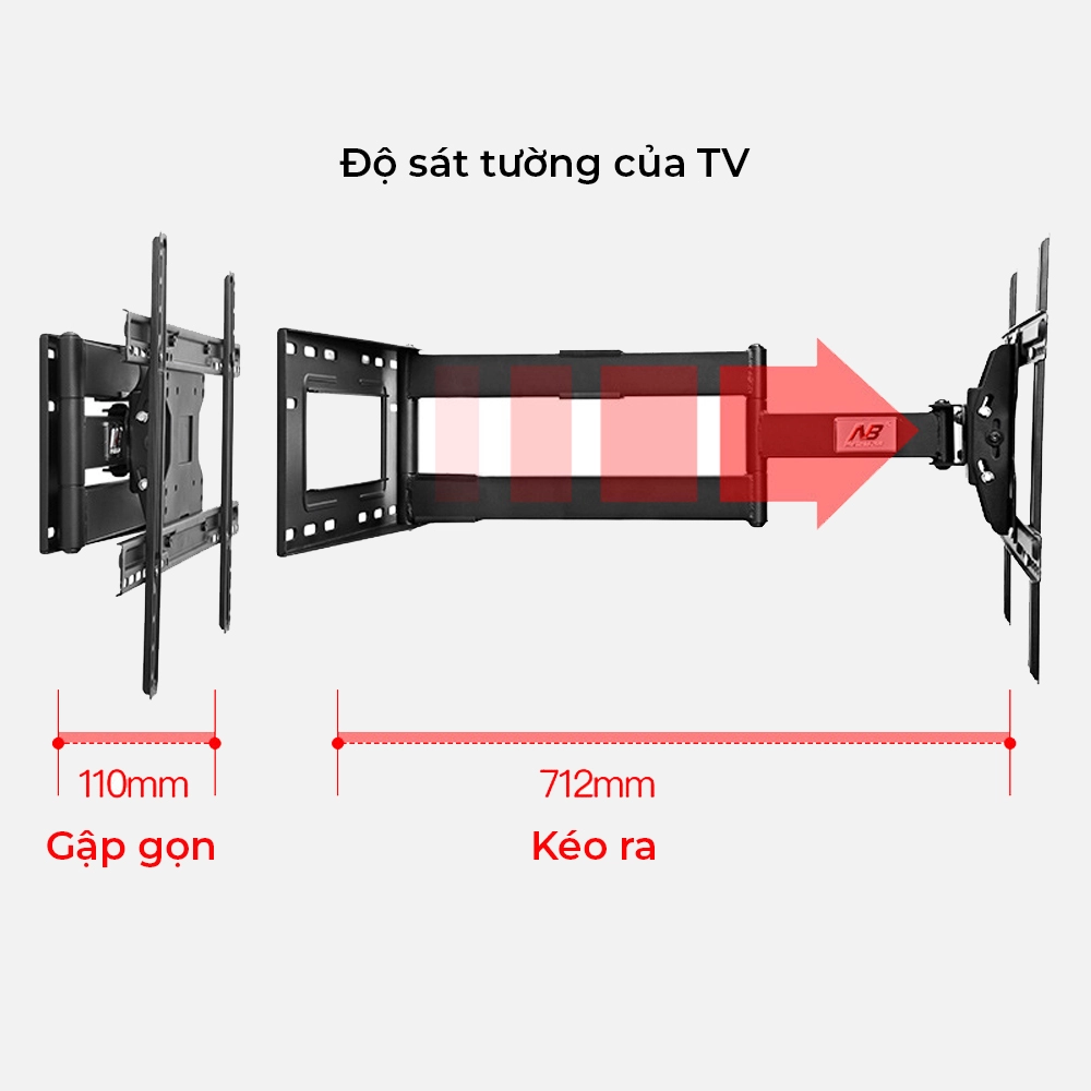 Giá Treo Tivi Xoay NB SP2 40-80 inch - ảnh 8