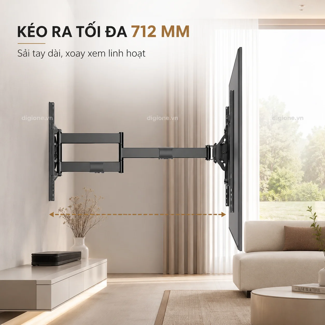 Giá Treo Tivi Xoay NB SP2 65-85 inch - ảnh 3