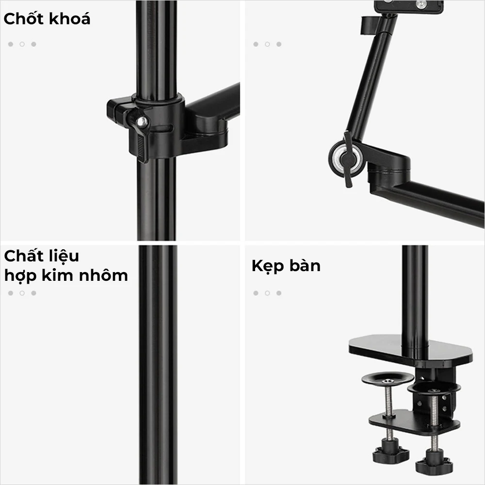 Giá Đỡ Livestream Chuyên Nghiệp B200 – Đa Chức Năng 4 Trong 1 - ảnh 7