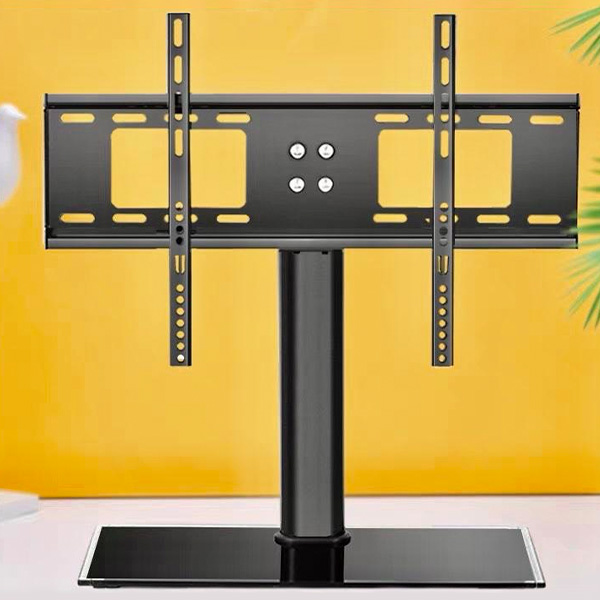 Giá Đỡ Tivi Để Bàn 32-55 inch - Kính Cường Lực (1 Cột)