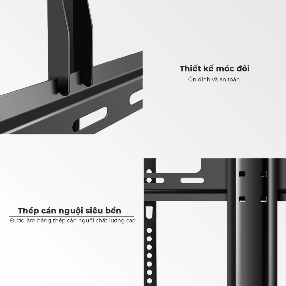 Giá Đỡ Tivi Để Bàn 32-55 inch - Kính Cường Lực (1 Cột) - ảnh 8