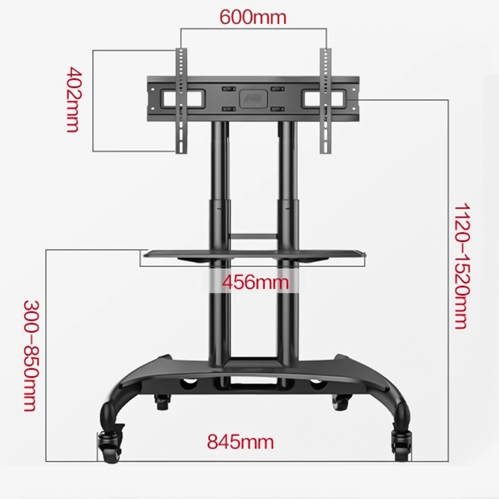 Gi&aacute; Treo Tivi Di Động Nhập Khẩu Ava1500 32-75 inch - Kh&ocirc;ng Khay Camera