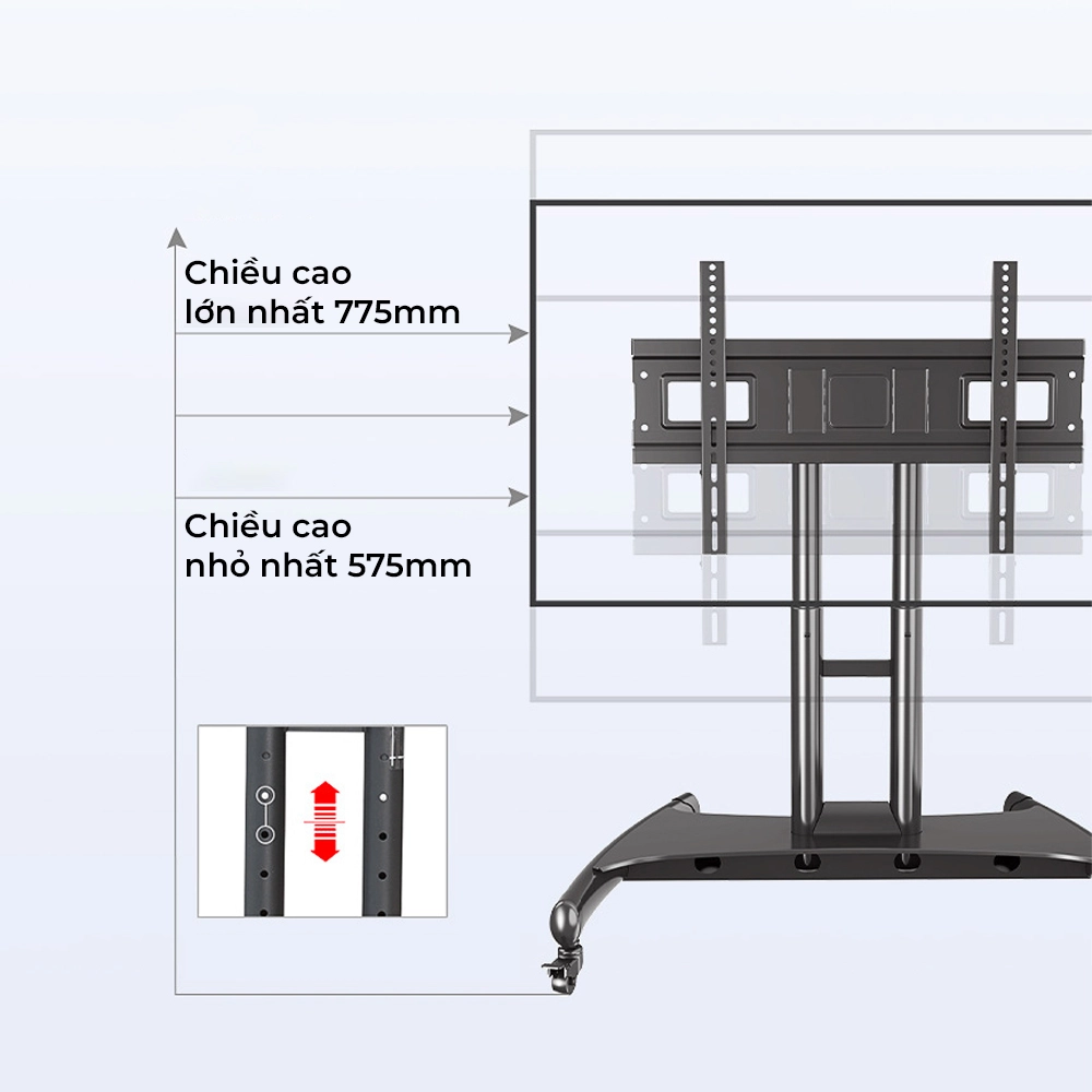 Giá Treo Tivi Di Động Hội Nghị Ava50 32-75 inch - ảnh 5