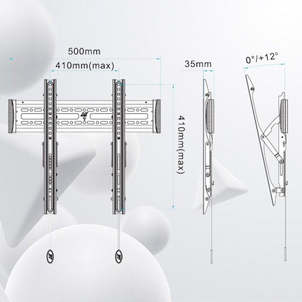 Giá Treo Tivi Nghiêng Gật Gù NB-C2T 32-55 inch - ảnh 3
