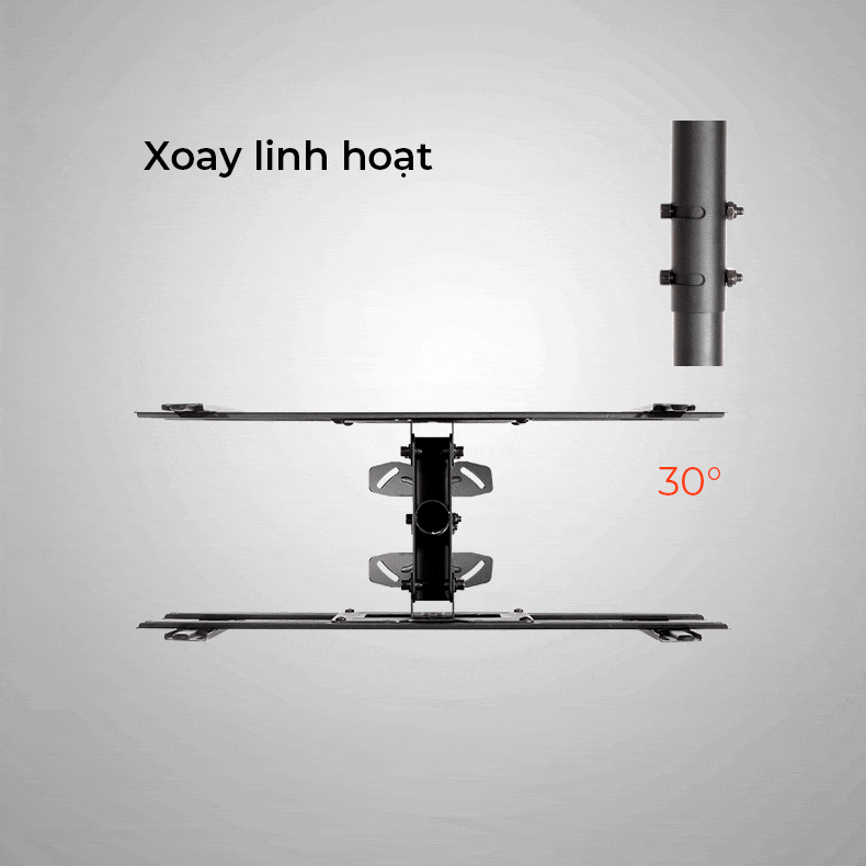 Giá Treo Tivi Thả Trần 2 Màn Hình 32-55 inch - ảnh 5