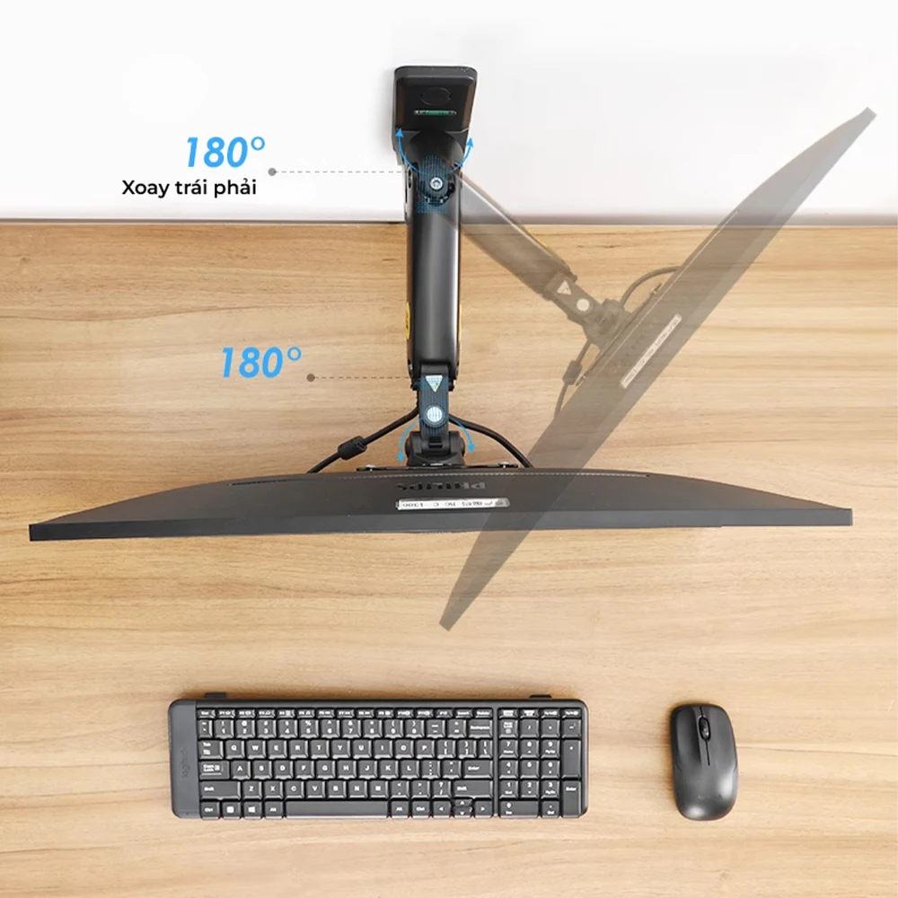 Giá Treo Màn Hình Xoay Đa Hướng NB-F120 (17-29 inch) - ảnh 3