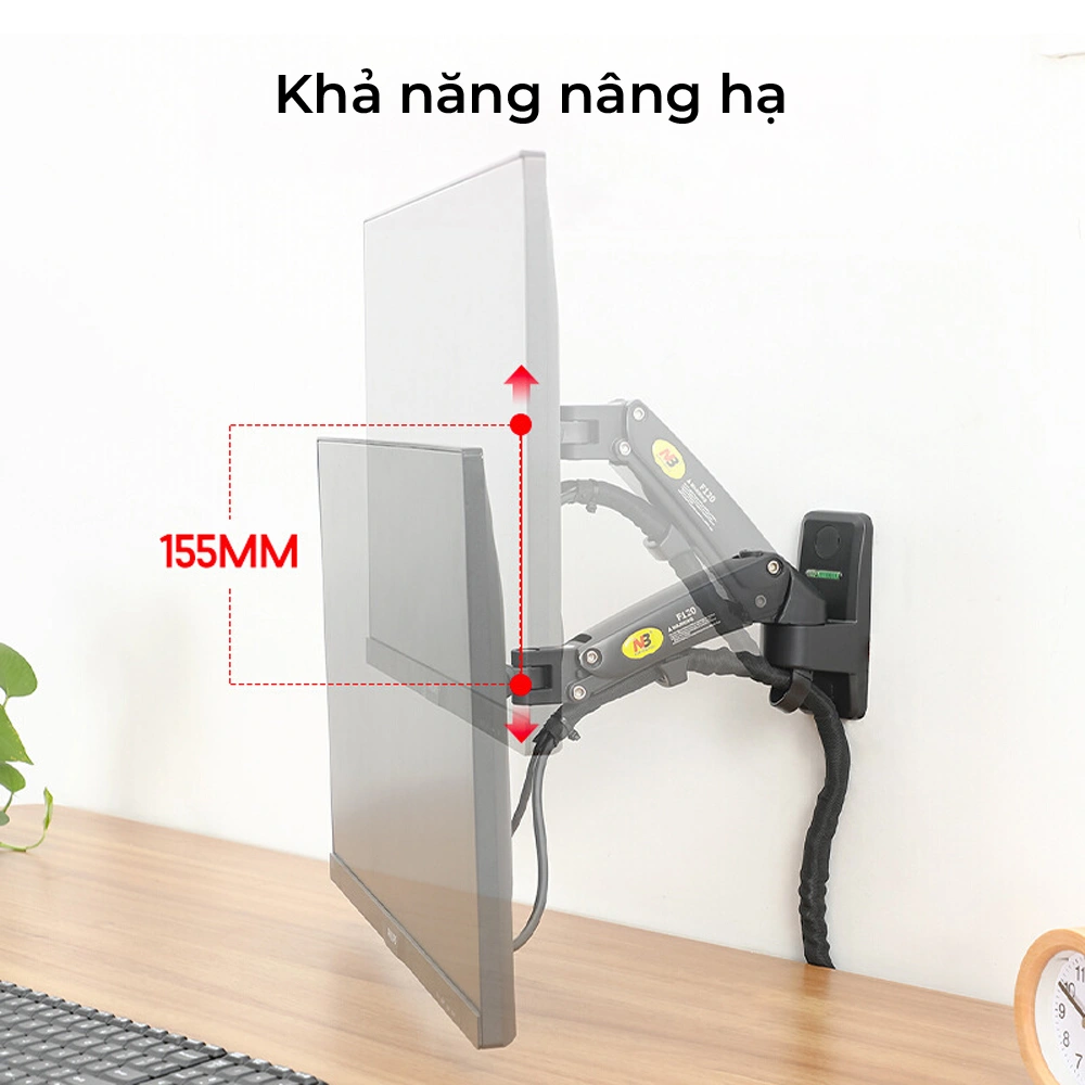 Giá Treo Màn Hình Xoay Đa Hướng NB-F120 (17-29 inch) - ảnh 6